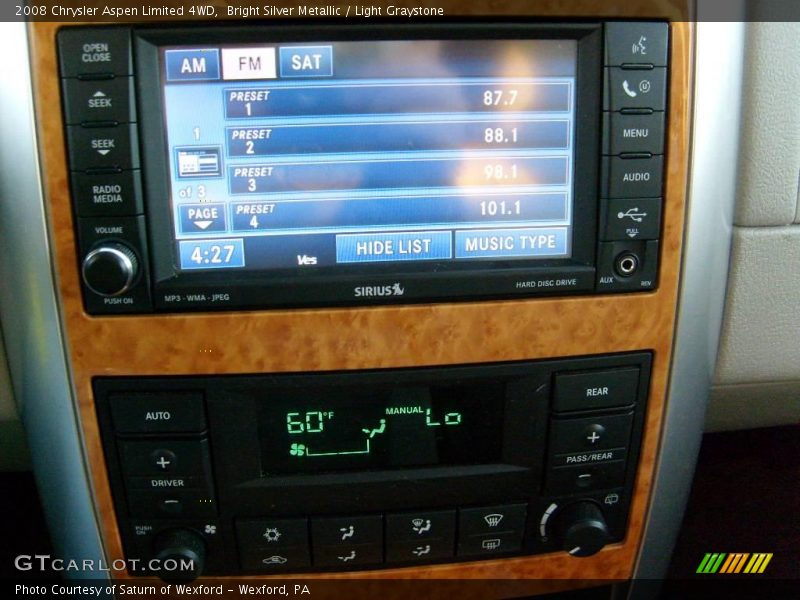 Bright Silver Metallic / Light Graystone 2008 Chrysler Aspen Limited 4WD