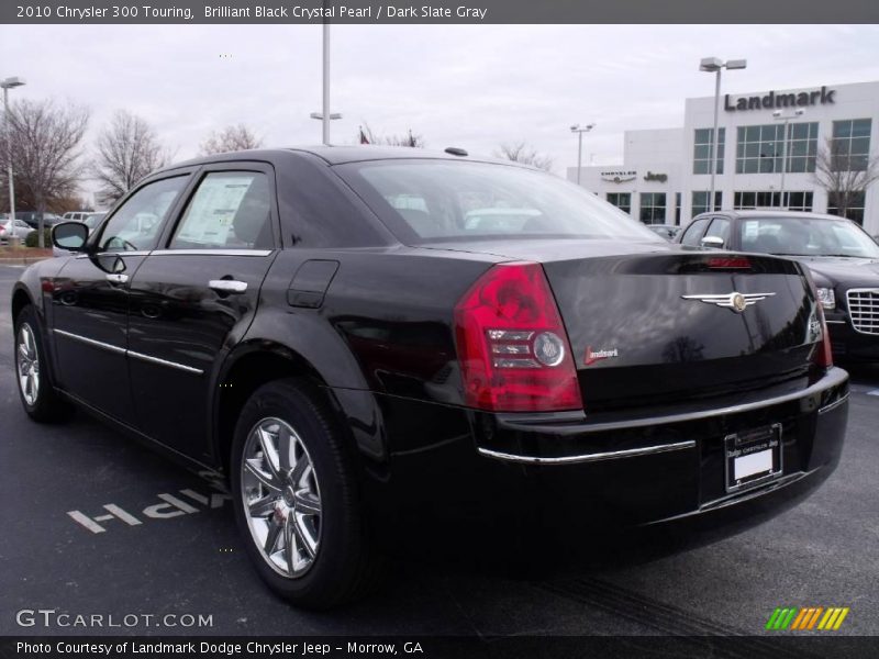 Brilliant Black Crystal Pearl / Dark Slate Gray 2010 Chrysler 300 Touring