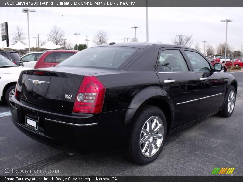 Brilliant Black Crystal Pearl / Dark Slate Gray 2010 Chrysler 300 Touring