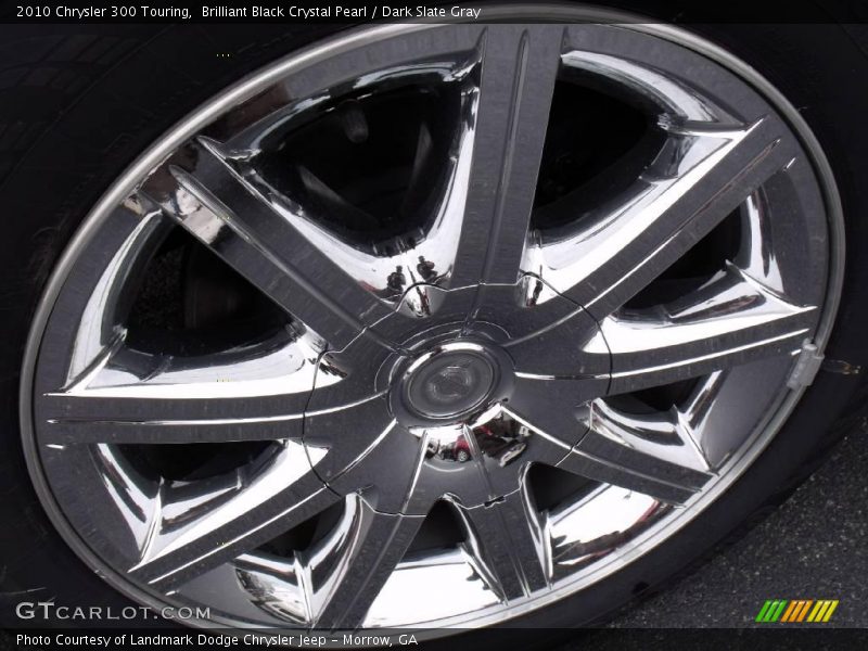 Brilliant Black Crystal Pearl / Dark Slate Gray 2010 Chrysler 300 Touring