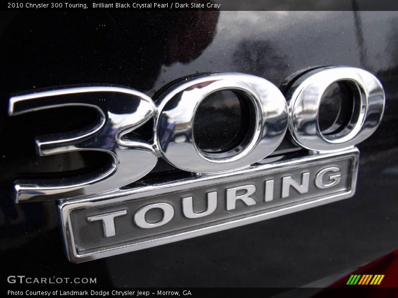 Brilliant Black Crystal Pearl / Dark Slate Gray 2010 Chrysler 300 Touring