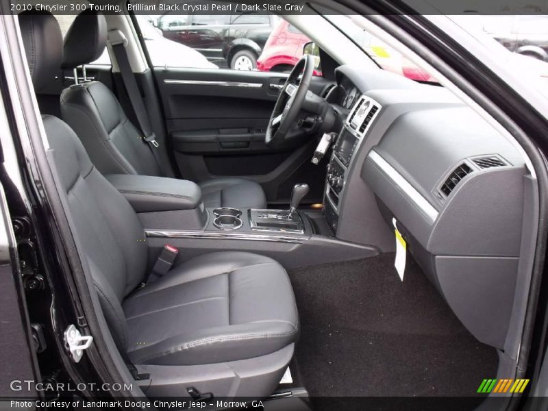 Brilliant Black Crystal Pearl / Dark Slate Gray 2010 Chrysler 300 Touring