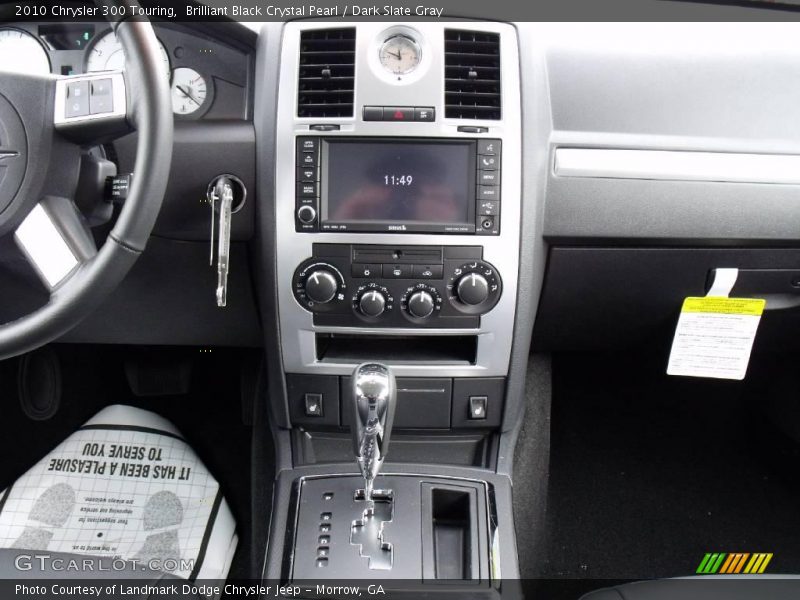 Brilliant Black Crystal Pearl / Dark Slate Gray 2010 Chrysler 300 Touring