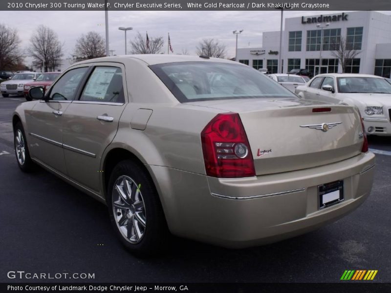 White Gold Pearlcoat / Dark Khaki/Light Graystone 2010 Chrysler 300 Touring Walter P. Chryler Executive Series