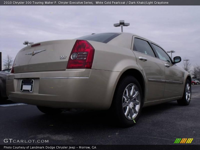 White Gold Pearlcoat / Dark Khaki/Light Graystone 2010 Chrysler 300 Touring Walter P. Chryler Executive Series
