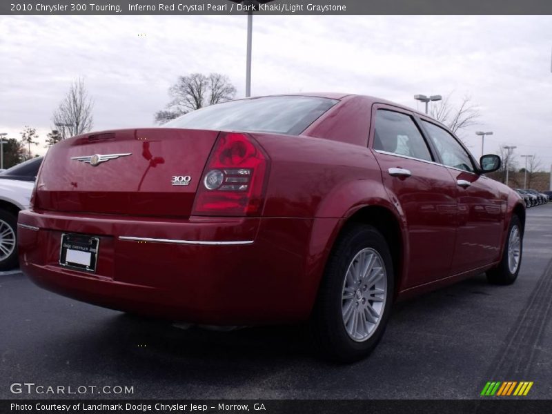 Inferno Red Crystal Pearl / Dark Khaki/Light Graystone 2010 Chrysler 300 Touring