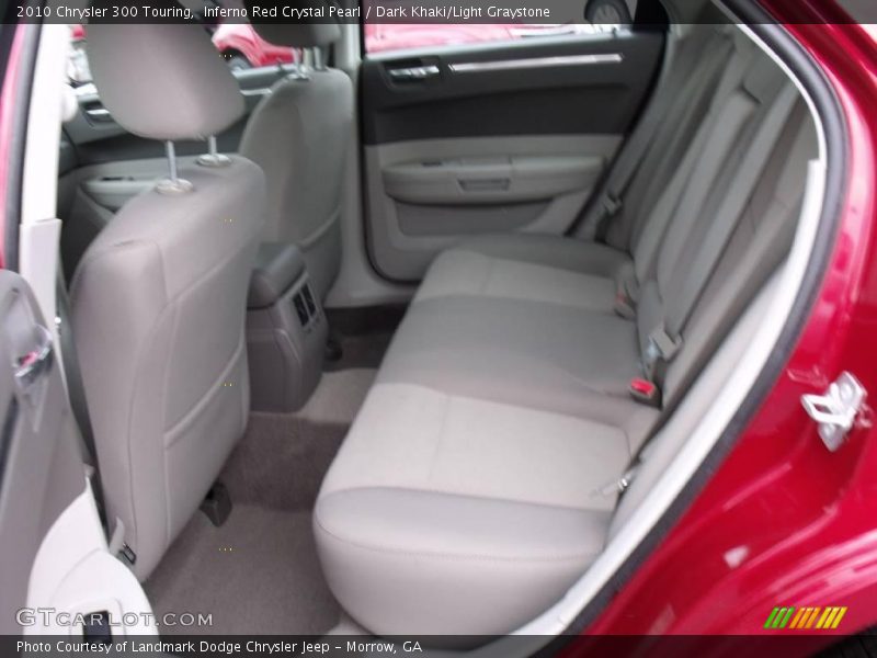 Inferno Red Crystal Pearl / Dark Khaki/Light Graystone 2010 Chrysler 300 Touring