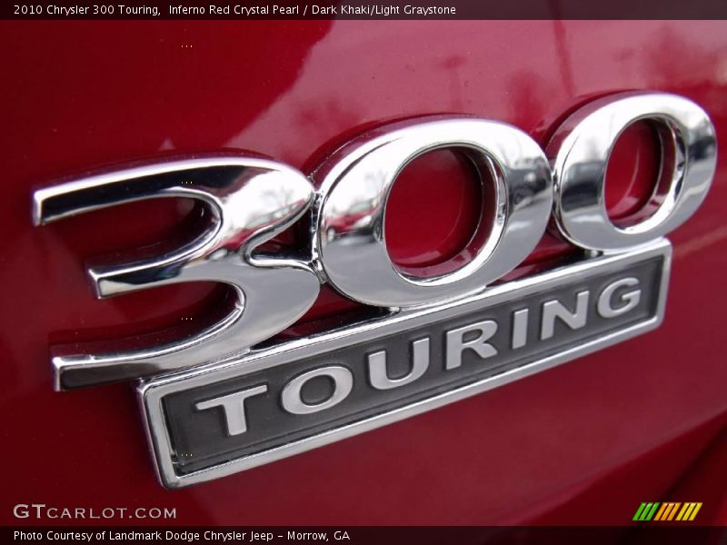 Inferno Red Crystal Pearl / Dark Khaki/Light Graystone 2010 Chrysler 300 Touring