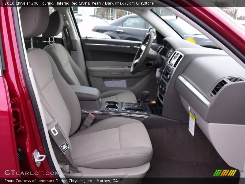 Inferno Red Crystal Pearl / Dark Khaki/Light Graystone 2010 Chrysler 300 Touring
