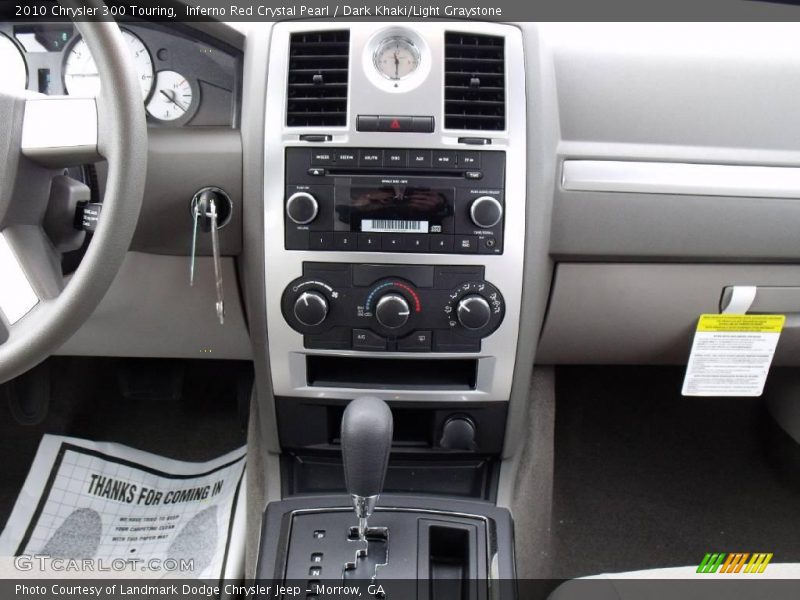 Inferno Red Crystal Pearl / Dark Khaki/Light Graystone 2010 Chrysler 300 Touring