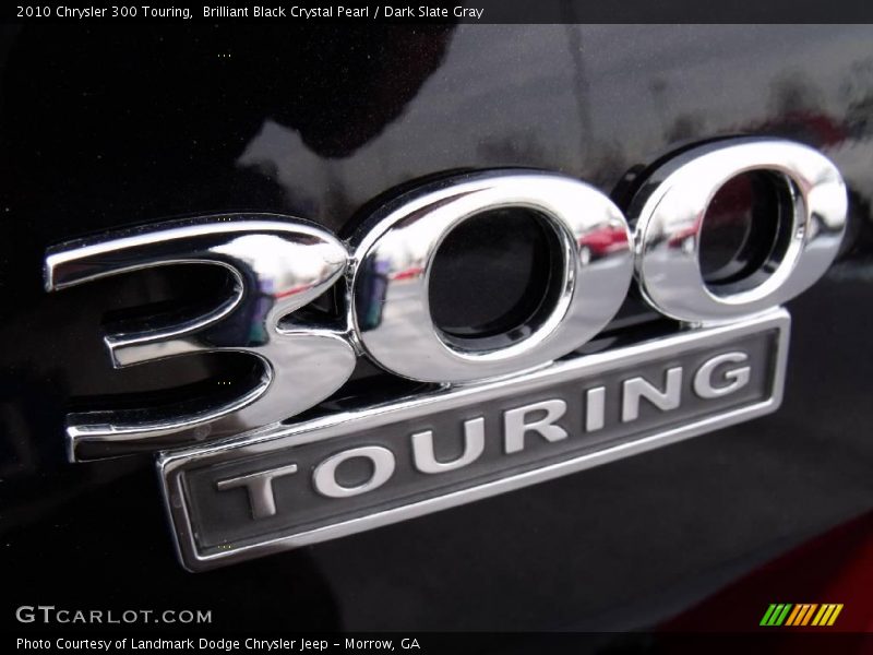 Brilliant Black Crystal Pearl / Dark Slate Gray 2010 Chrysler 300 Touring