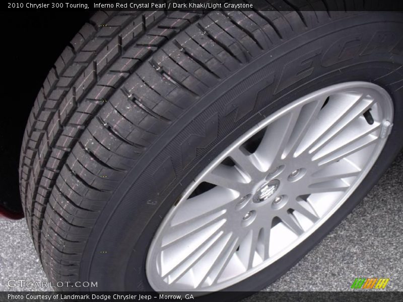 Inferno Red Crystal Pearl / Dark Khaki/Light Graystone 2010 Chrysler 300 Touring
