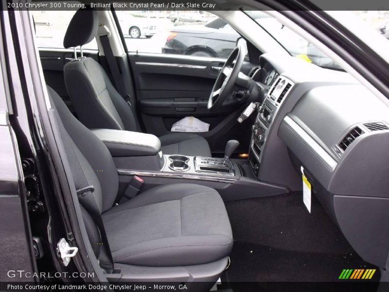 Brilliant Black Crystal Pearl / Dark Slate Gray 2010 Chrysler 300 Touring