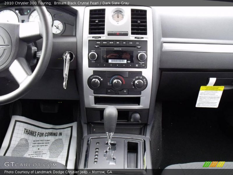 Brilliant Black Crystal Pearl / Dark Slate Gray 2010 Chrysler 300 Touring