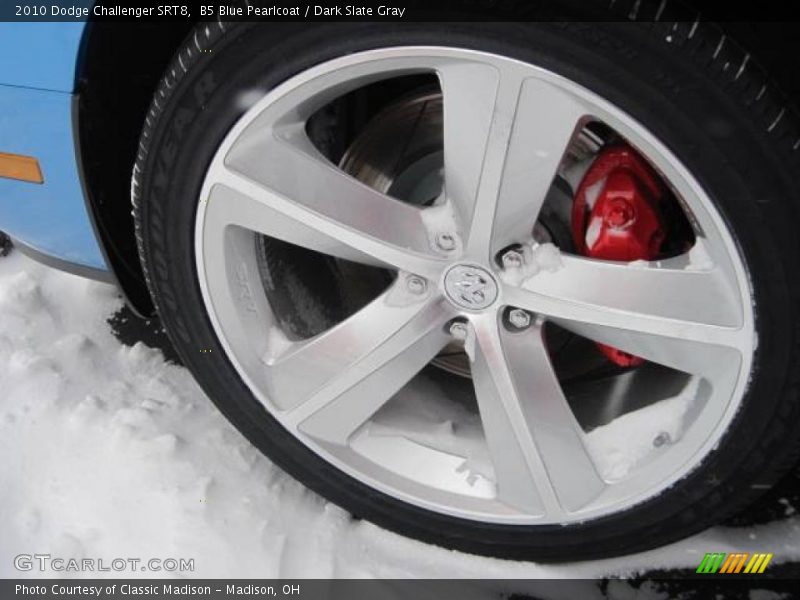 B5 Blue Pearlcoat / Dark Slate Gray 2010 Dodge Challenger SRT8