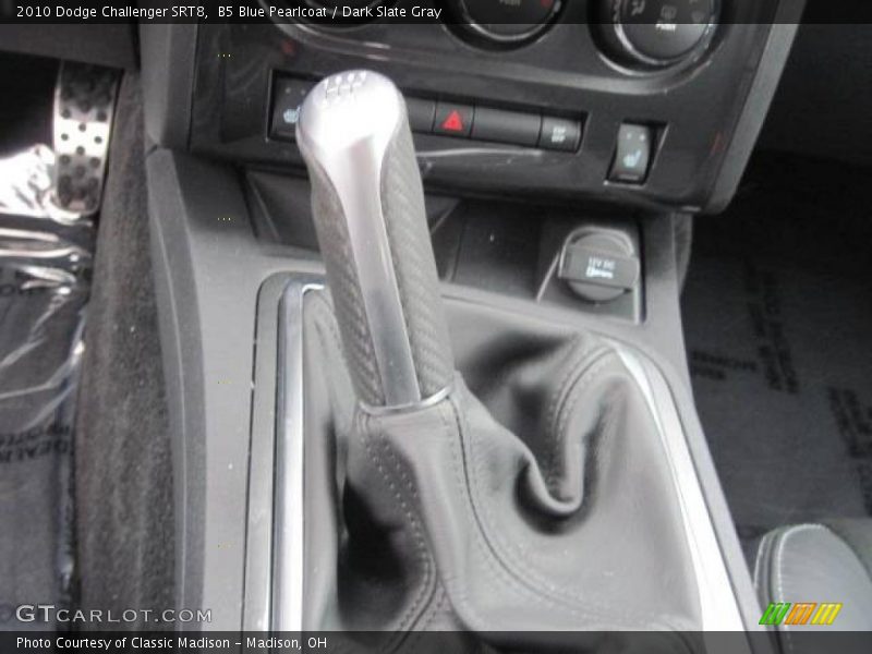 B5 Blue Pearlcoat / Dark Slate Gray 2010 Dodge Challenger SRT8