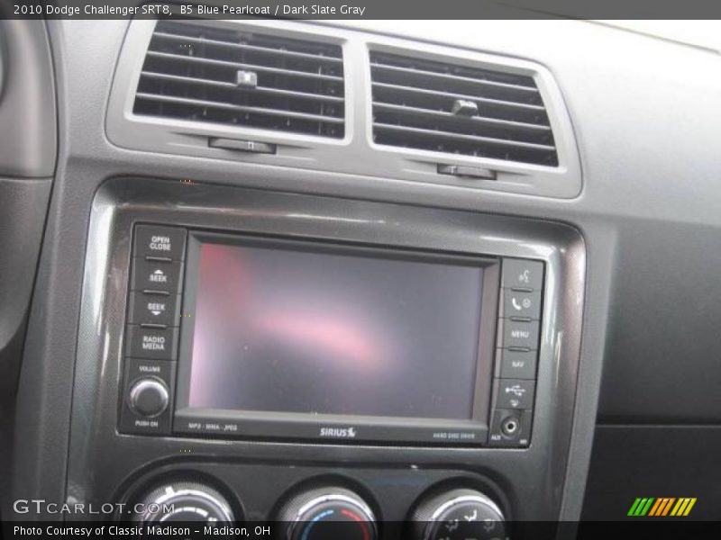 B5 Blue Pearlcoat / Dark Slate Gray 2010 Dodge Challenger SRT8