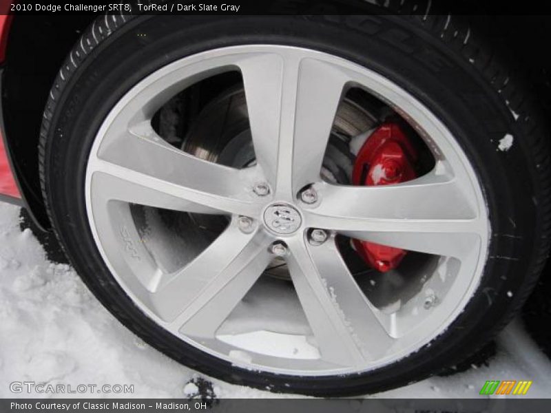 TorRed / Dark Slate Gray 2010 Dodge Challenger SRT8