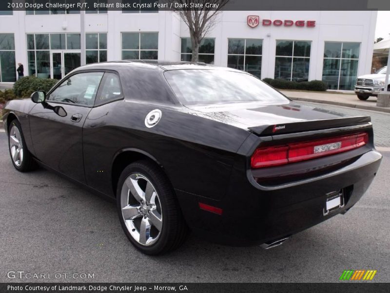 Brilliant Black Crystal Pearl / Dark Slate Gray 2010 Dodge Challenger R/T