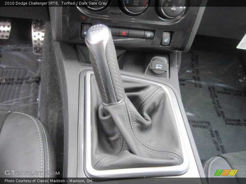 TorRed / Dark Slate Gray 2010 Dodge Challenger SRT8