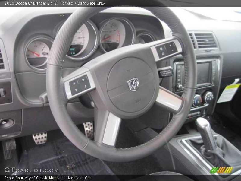 TorRed / Dark Slate Gray 2010 Dodge Challenger SRT8