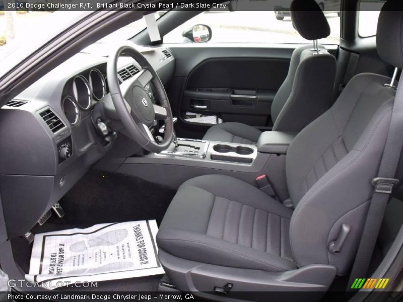 Brilliant Black Crystal Pearl / Dark Slate Gray 2010 Dodge Challenger R/T