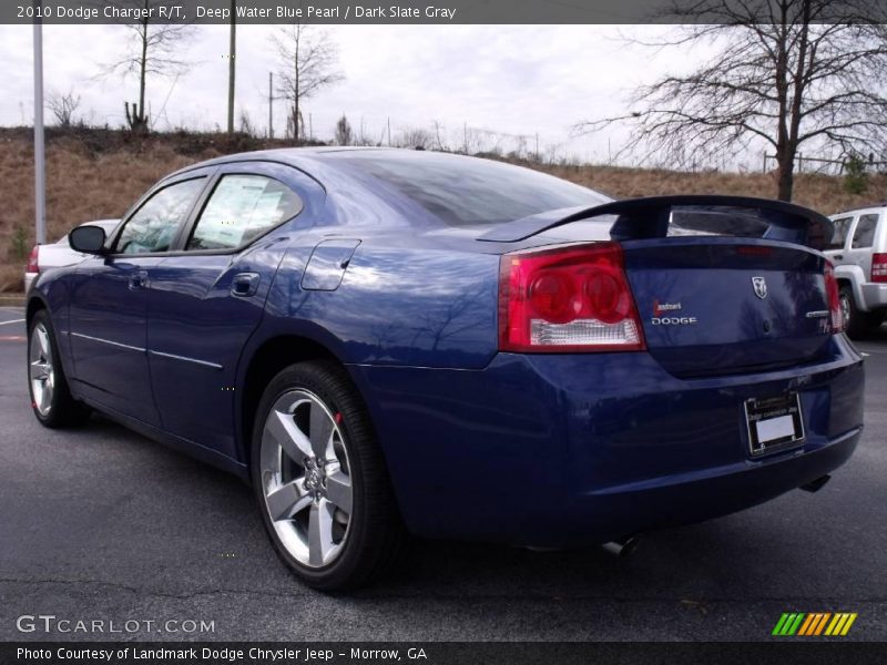 Deep Water Blue Pearl / Dark Slate Gray 2010 Dodge Charger R/T