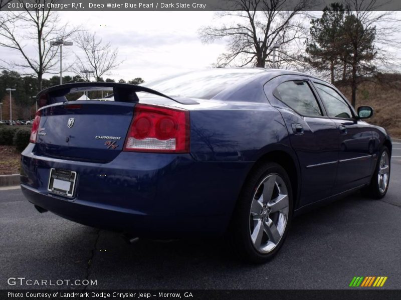 Deep Water Blue Pearl / Dark Slate Gray 2010 Dodge Charger R/T