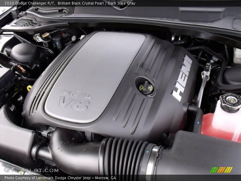 Brilliant Black Crystal Pearl / Dark Slate Gray 2010 Dodge Challenger R/T