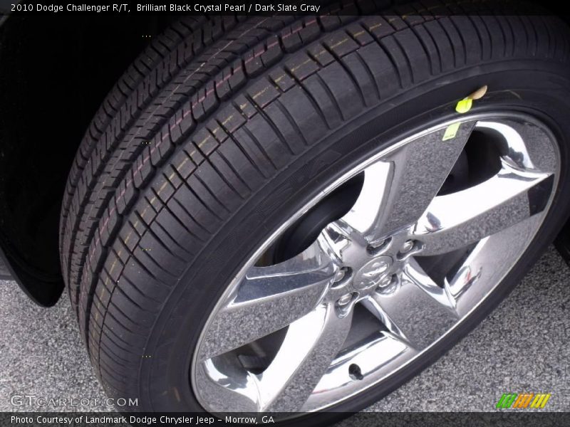 Brilliant Black Crystal Pearl / Dark Slate Gray 2010 Dodge Challenger R/T