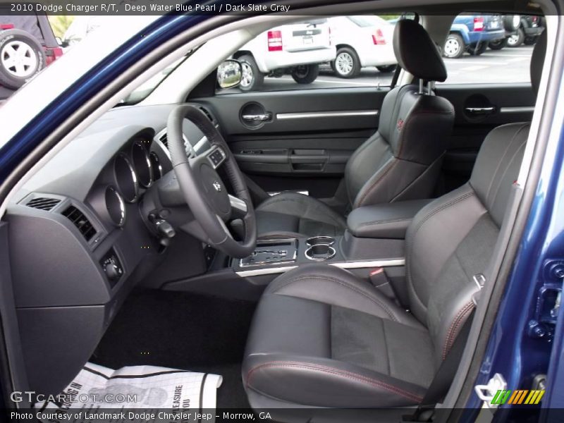 Deep Water Blue Pearl / Dark Slate Gray 2010 Dodge Charger R/T