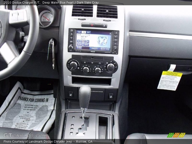 Deep Water Blue Pearl / Dark Slate Gray 2010 Dodge Charger R/T