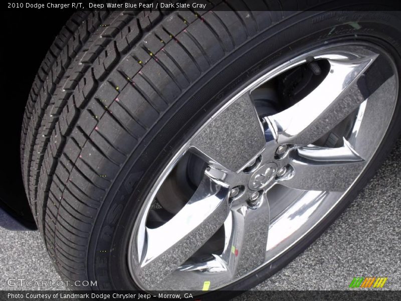 Deep Water Blue Pearl / Dark Slate Gray 2010 Dodge Charger R/T