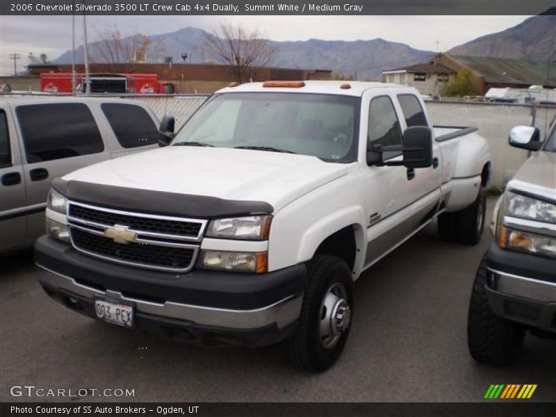 Summit White / Medium Gray 2006 Chevrolet Silverado 3500 LT Crew Cab 4x4 Dually