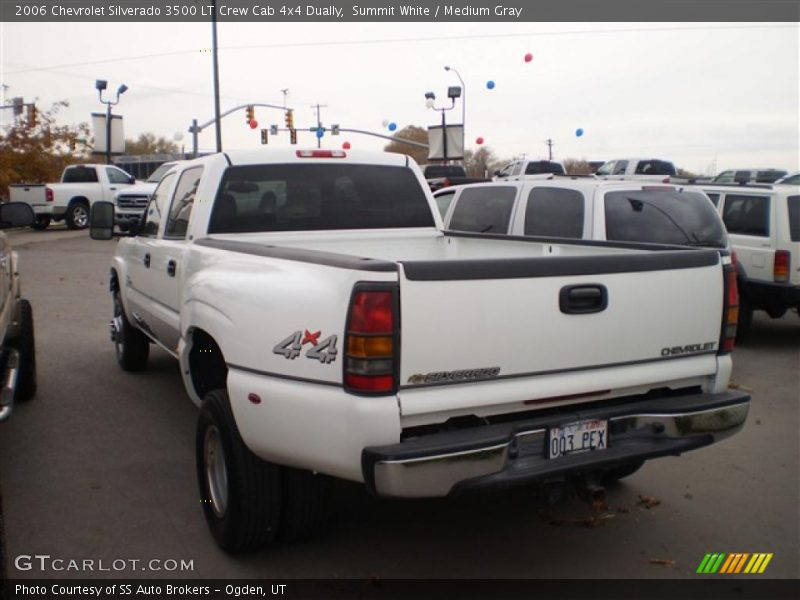 Summit White / Medium Gray 2006 Chevrolet Silverado 3500 LT Crew Cab 4x4 Dually