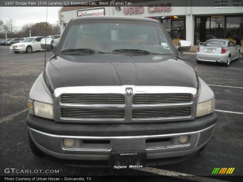 Black / Camel Tan 1997 Dodge Ram 1500 Laramie SLT Extended Cab