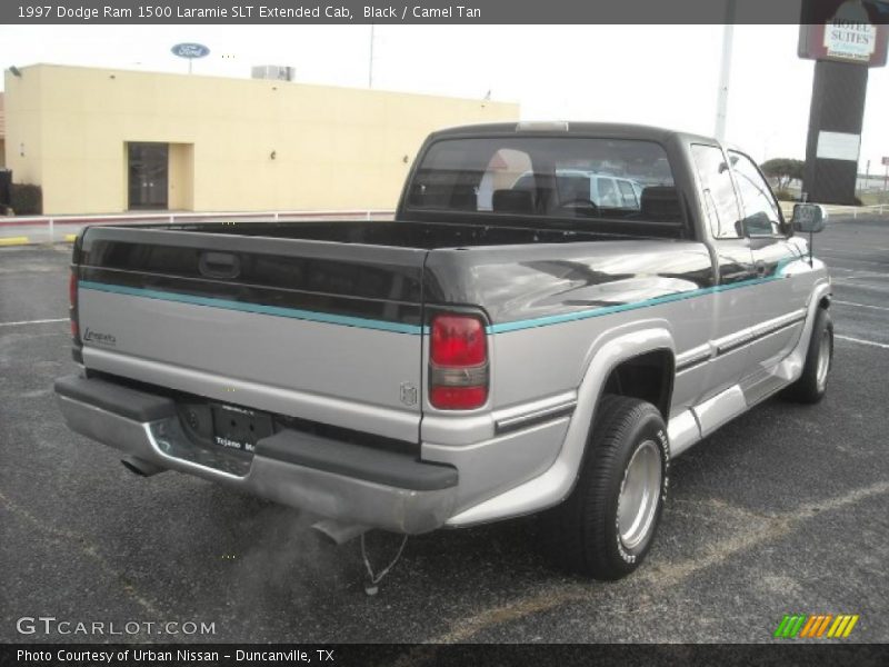 Black / Camel Tan 1997 Dodge Ram 1500 Laramie SLT Extended Cab