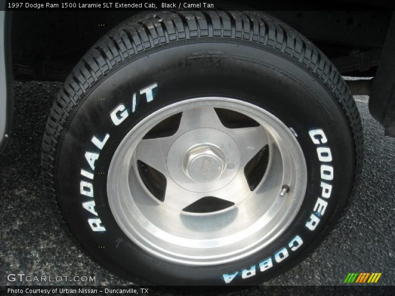 Black / Camel Tan 1997 Dodge Ram 1500 Laramie SLT Extended Cab