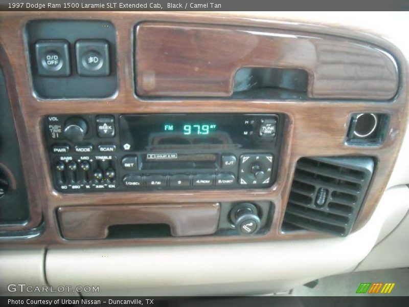 Black / Camel Tan 1997 Dodge Ram 1500 Laramie SLT Extended Cab