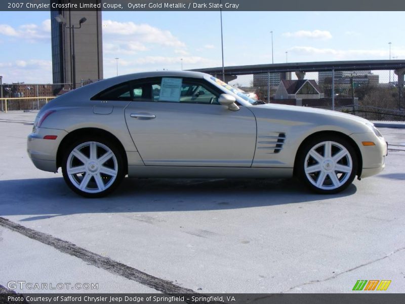 Oyster Gold Metallic / Dark Slate Gray 2007 Chrysler Crossfire Limited Coupe