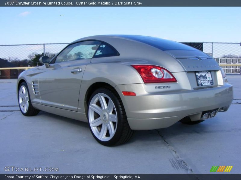 Oyster Gold Metallic / Dark Slate Gray 2007 Chrysler Crossfire Limited Coupe