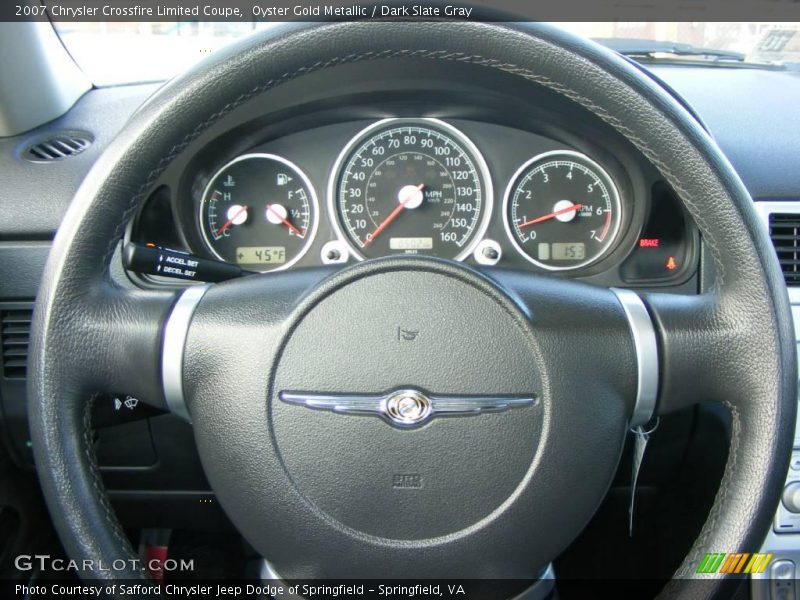 Oyster Gold Metallic / Dark Slate Gray 2007 Chrysler Crossfire Limited Coupe