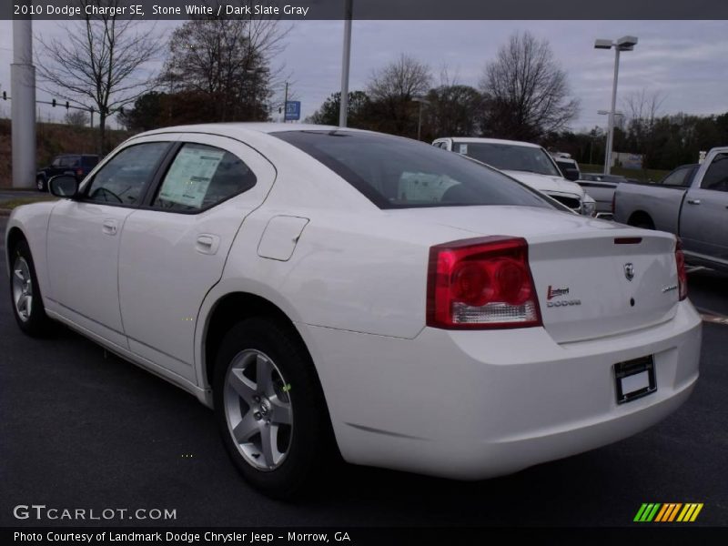 Stone White / Dark Slate Gray 2010 Dodge Charger SE