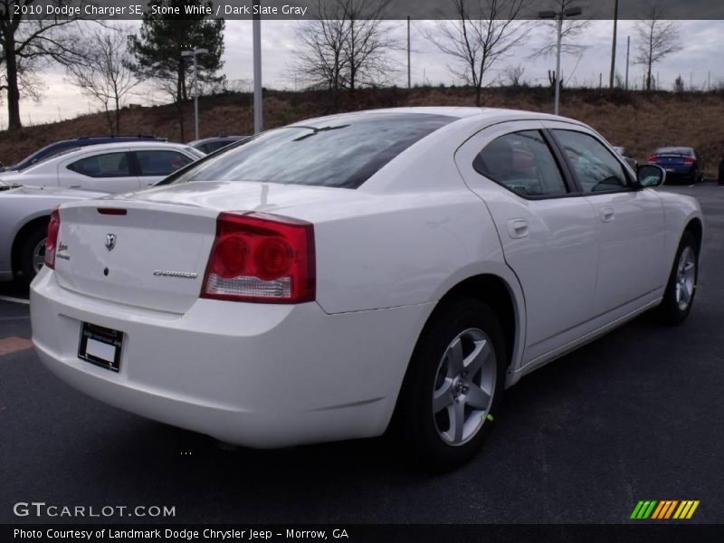 Stone White / Dark Slate Gray 2010 Dodge Charger SE