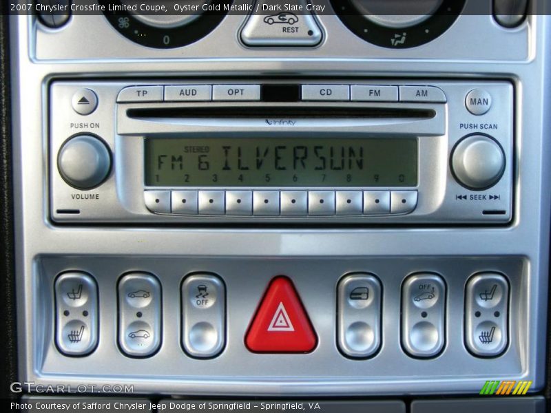 Oyster Gold Metallic / Dark Slate Gray 2007 Chrysler Crossfire Limited Coupe