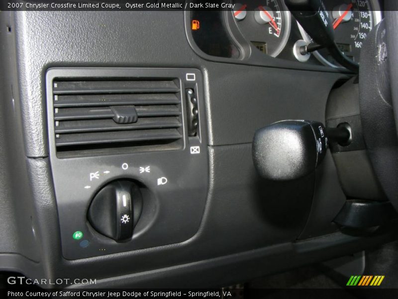 Controls of 2007 Crossfire Limited Coupe
