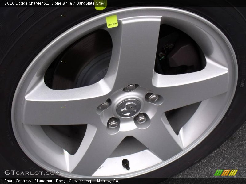 Stone White / Dark Slate Gray 2010 Dodge Charger SE