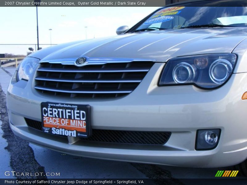Oyster Gold Metallic / Dark Slate Gray 2007 Chrysler Crossfire Limited Coupe