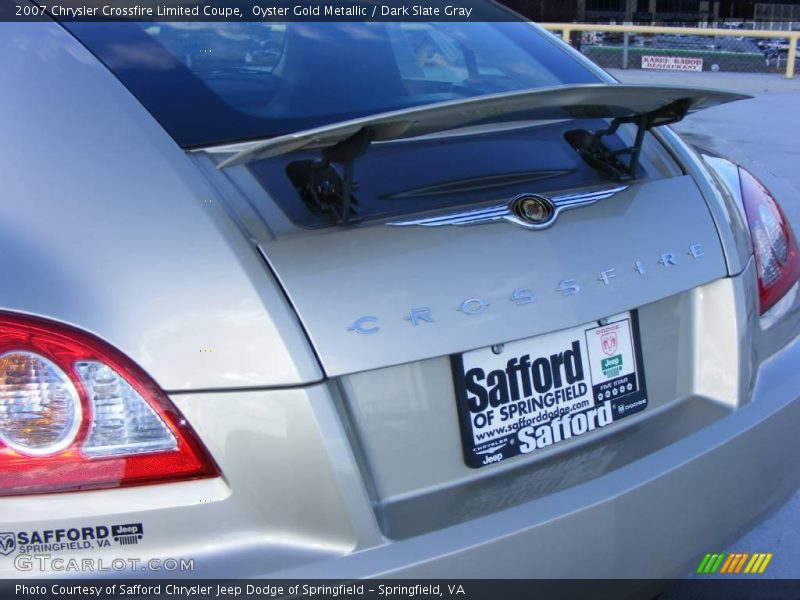 Oyster Gold Metallic / Dark Slate Gray 2007 Chrysler Crossfire Limited Coupe