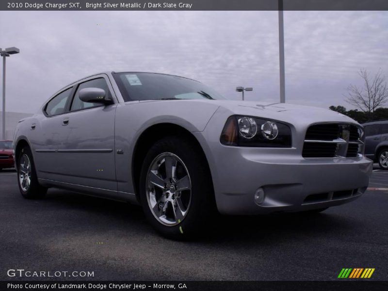 Bright Silver Metallic / Dark Slate Gray 2010 Dodge Charger SXT